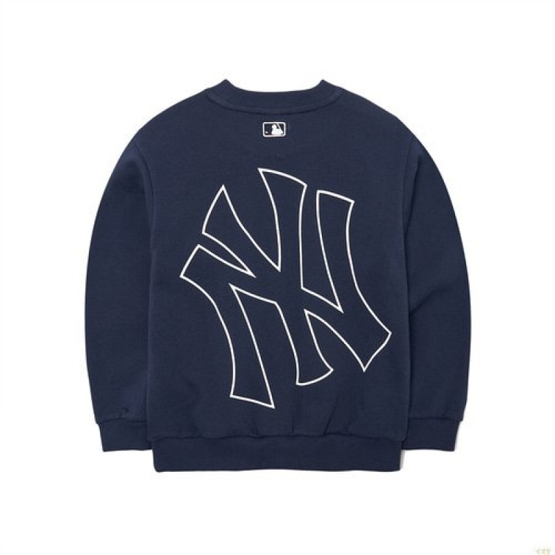 Sweats MLB Megalogo New York Yankees Enfant Bleu Foncé | 0832YPSZF