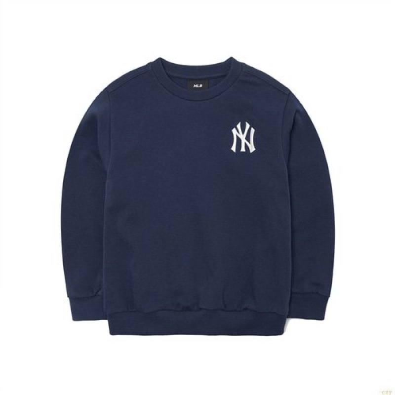 Sweats MLB Megalogo New York Yankees Enfant Bleu Foncé | 0832YPSZF