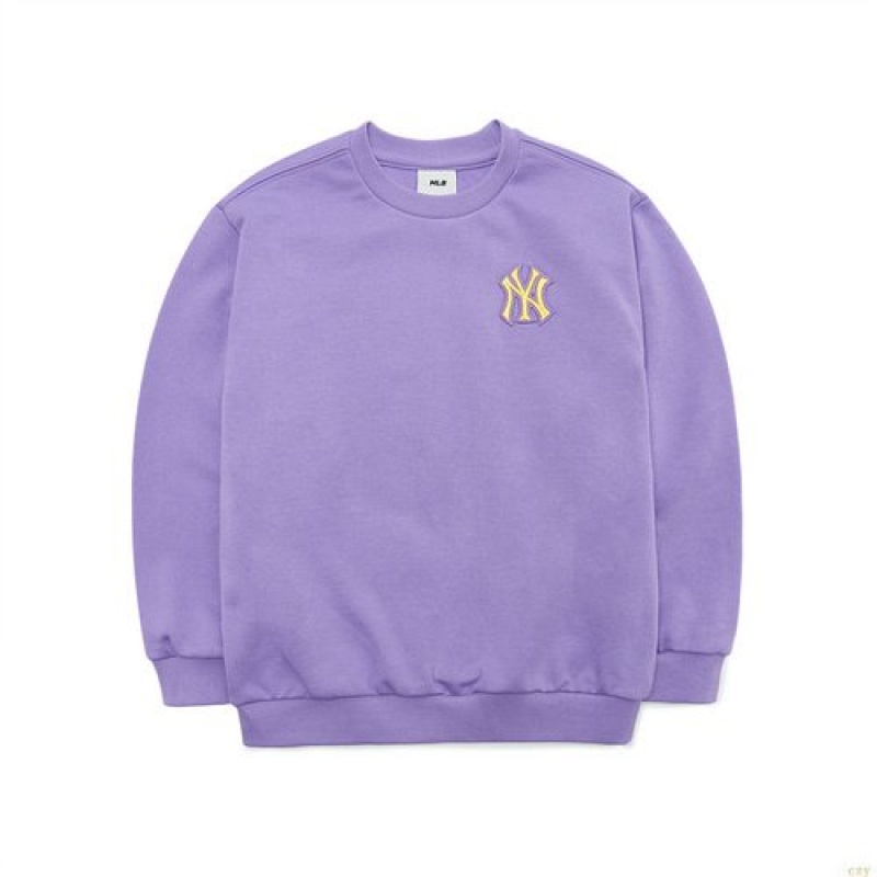 Sweats MLB Monogra Big Logo New York Yankees Enfant Violette | 3416PLBIK