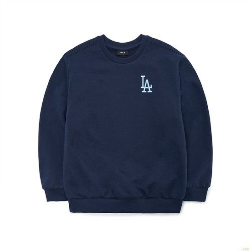 Sweats MLB Paisley Square Logo La Dodgers Enfant Bleu Foncé | 1245BKETI