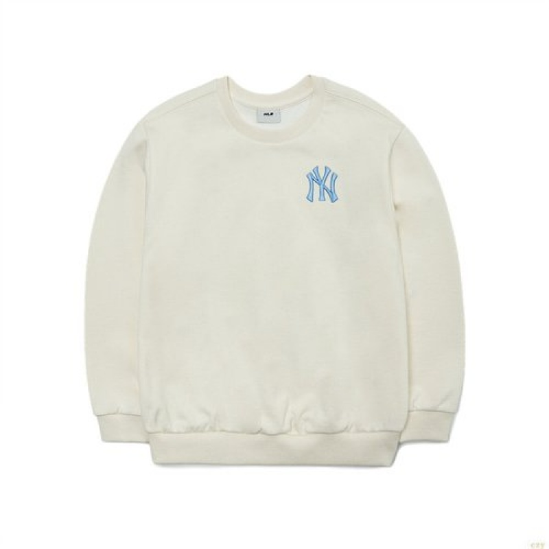 Sweats MLB Paisley Square Logo New York Yankees Enfant Blanche | 2134MIEKV