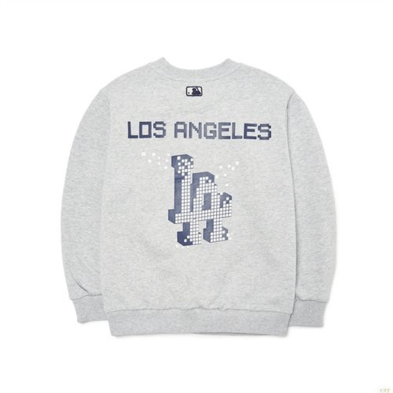 Sweats MLB Pixel Logo La Dodgers Enfant Grise | 0149ZLIQW