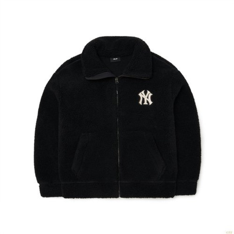 Vestes MLB Basic Mega Logo Stannecfleece New York Yankees Vetement Noir | 7436LISDY