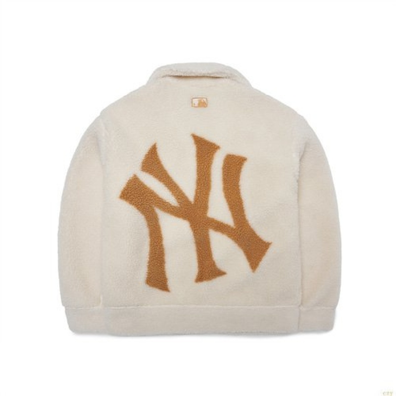 Vestes MLB Basic Mega Logo Stannecfleece New York Yankees Vetement Blanche | 2970MAFDC