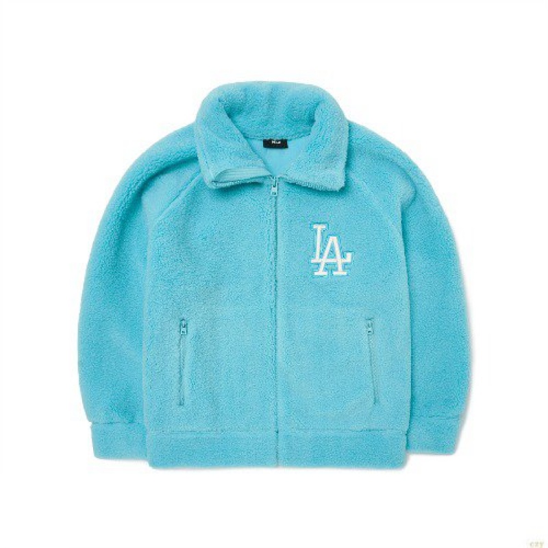 Vestes MLB Basic Small Logo Mega Over Fit Fleece La Dodgers Vetement Bleu | 2709OTRIJ