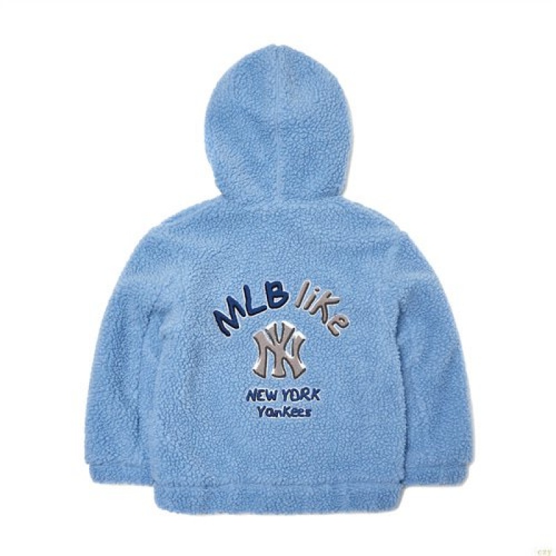 Vestes Polaires MLB Like Fleece New York Yankees Enfant Bleu | 1453IGCDH