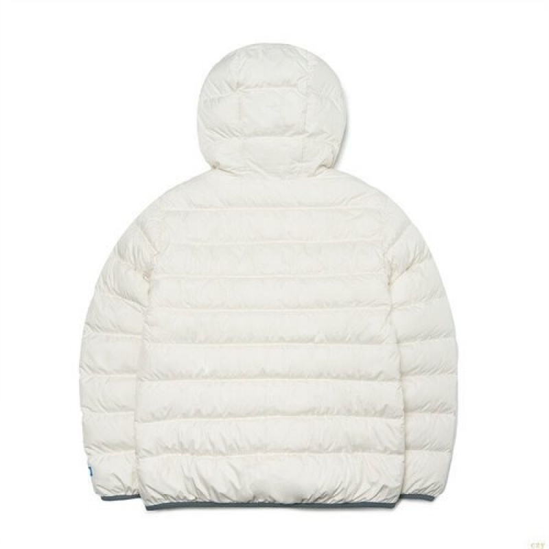 Winter Jackets MLB Athelesuire Miweight Hoodedown New York Yankees Vetement Blanche | 8207QYFZM