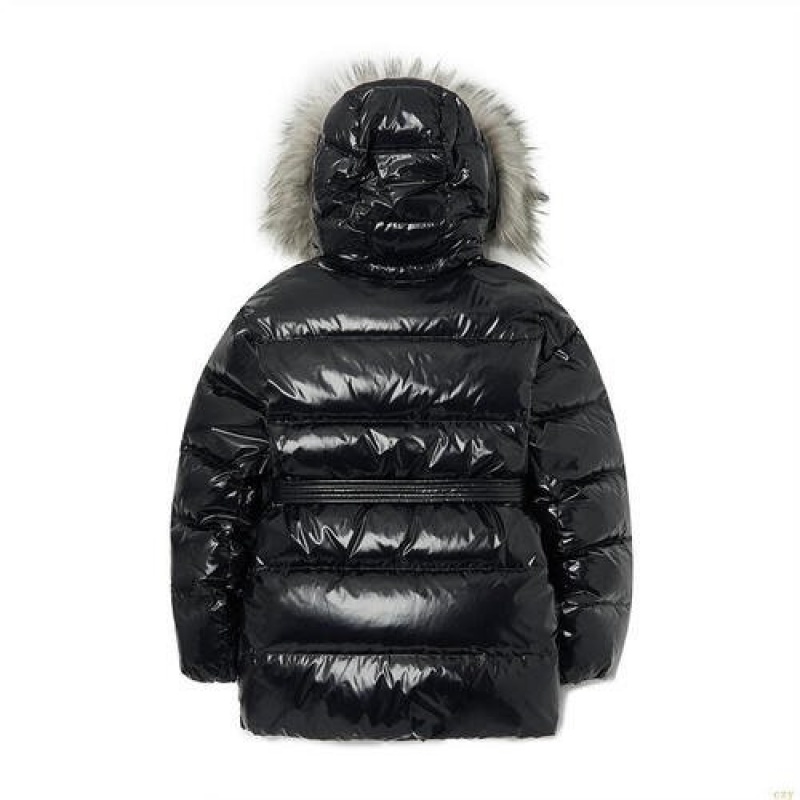 Winter Jackets MLB Basic Big Logo Fur Micoat Down New York Yankees Vetement Noir | 0871WKDUL