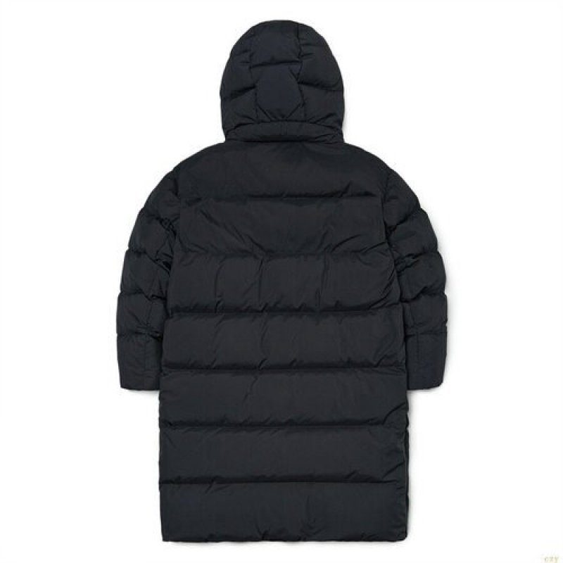 Winter Jackets MLB Basic Goose Hoodelong Down New York Yankees Vetement Noir | 8952YQFZB