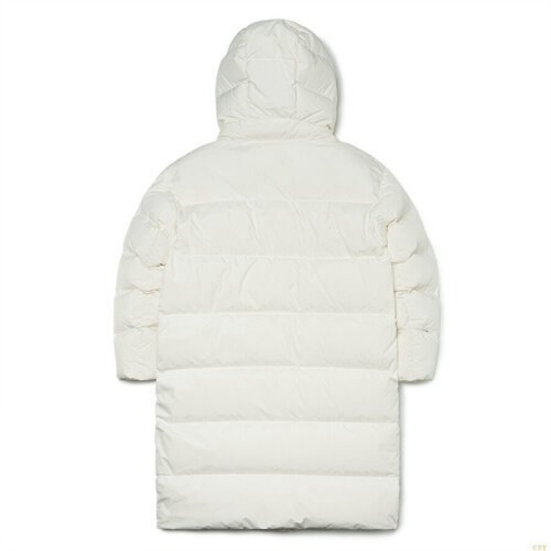 Winter Jackets MLB Basic Goose Hoodelong Down New York Yankees Vetement Blanche | 7325UWVHY