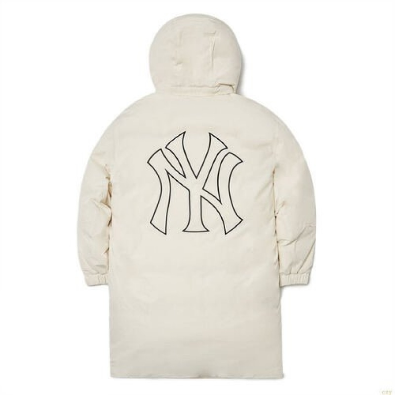 Winter Jackets MLB Basic Mega Logo Monster Parka New York Yankees Vetement Blanche | 9265AOIDE