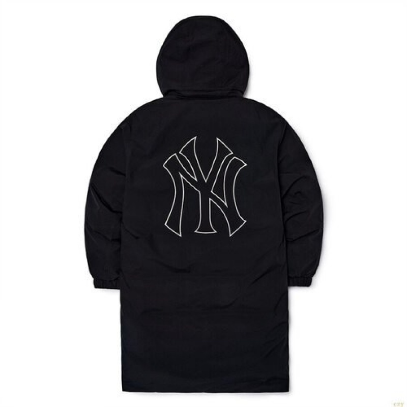 Winter Jackets MLB Basic Mega Logo Monster Parka New York Yankees Vetement Noir | 3561MCWXP