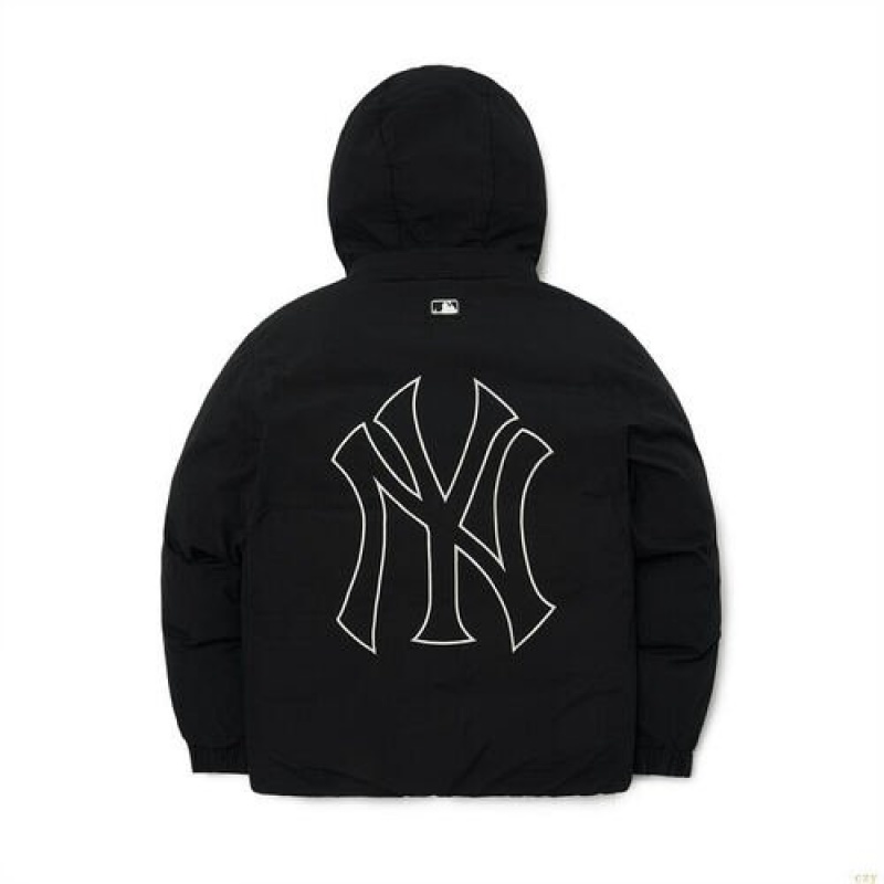 Winter Jackets MLB Basic Mega Monster Parka New York Yankees Vetement Noir | 5791IDVQS