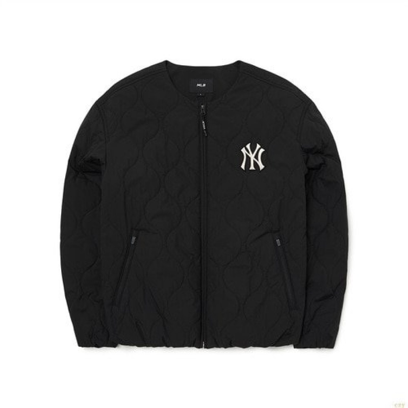 Winter Jackets MLB Basic Quiltepadding Jkt New York Yankees Vetement Noir | 8367NYBJR