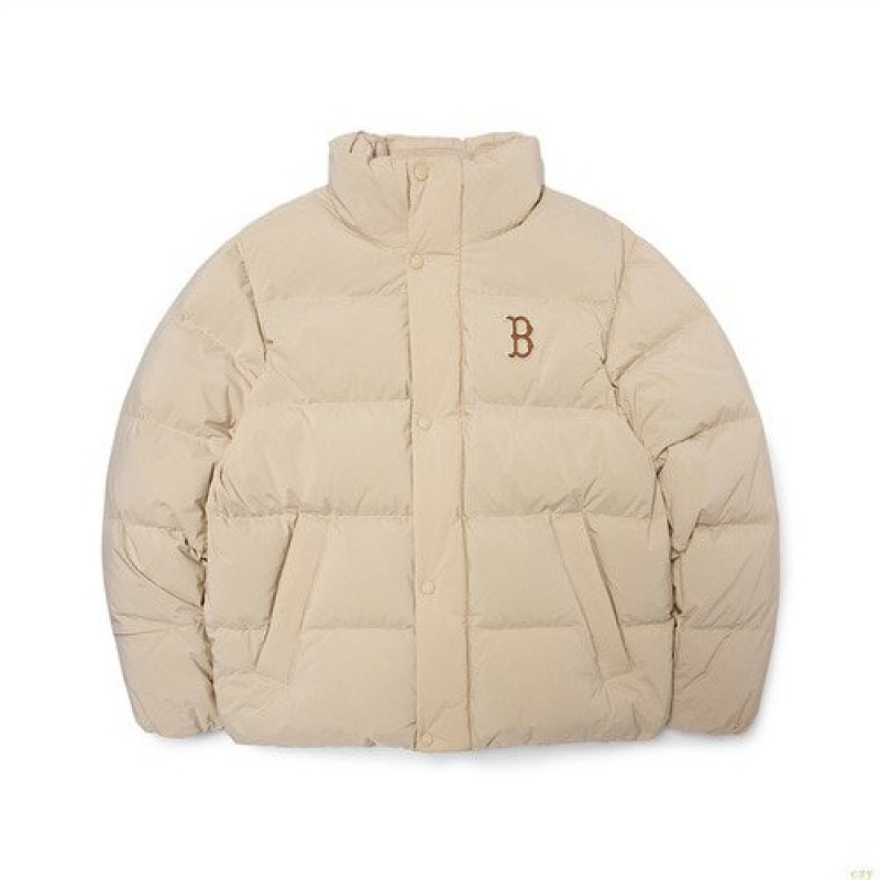 Winter Jackets MLB Basic Small Logo Down Boston Redsox Vetement Blanche | 4192GFKOJ