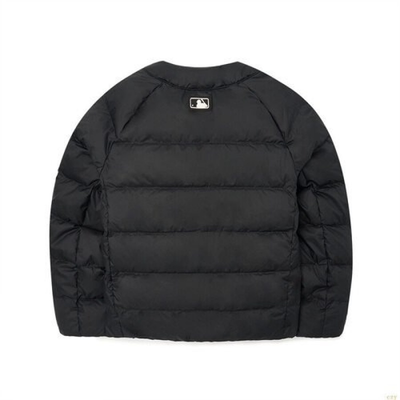 Winter Jackets MLB Basic Small Logo U Necmiweight Down New York Yankees Vetement Noir | 0465DWZHA