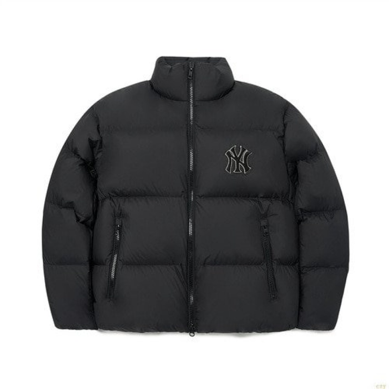 Winter Jackets MLB Dia Monogra Premiupuffer Goose Down New York Yankees Vetement Noir | 3724TMZCE