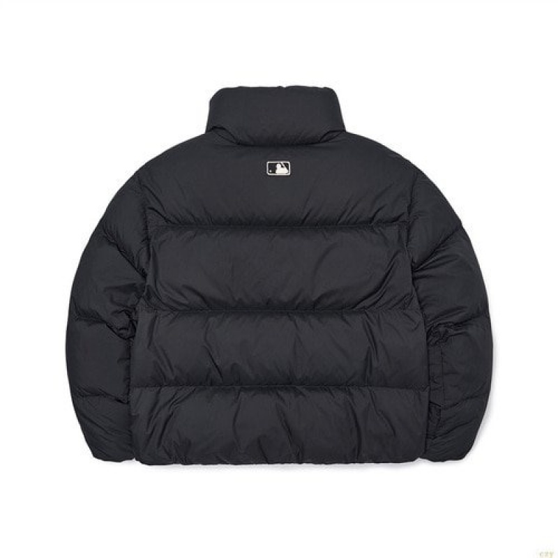 Winter Jackets MLB Wmheart Crop Down New York Yankees Vetement Noir | 6853OJNCE